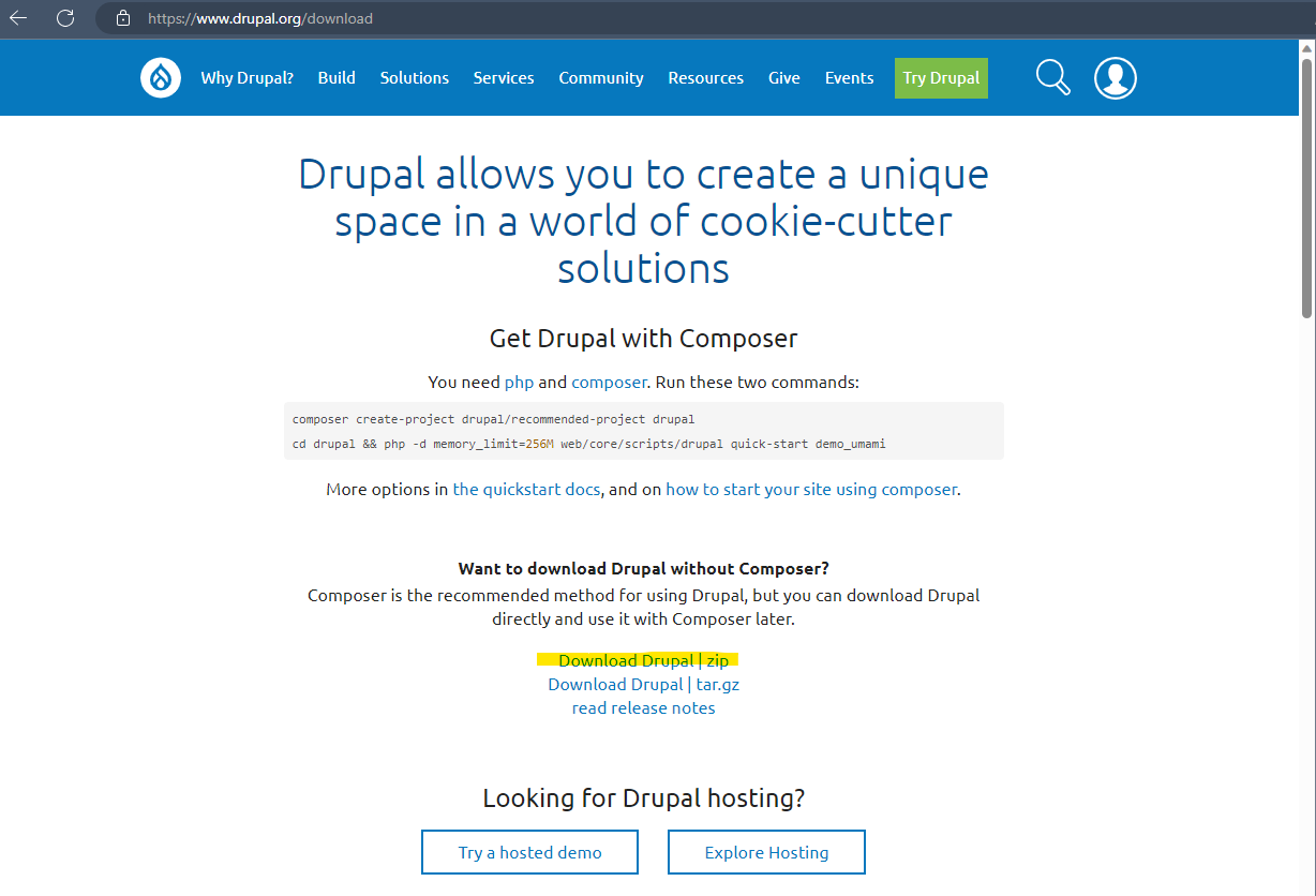 download drupal