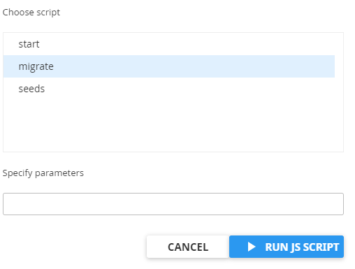 run js scripts