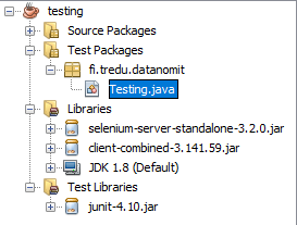 Test Packages